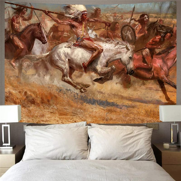 
Indios Tapiz Horse Tapestries Animal Tenture Mandala War Home Tapestrys Graffiti Wall Tapestry
                