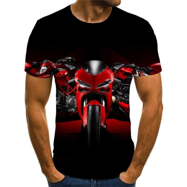 
Motorcycle T-shirt Men Party T-shirts 3d Hip Hop Tshirt Printed Harajuku Funny T shirts
                