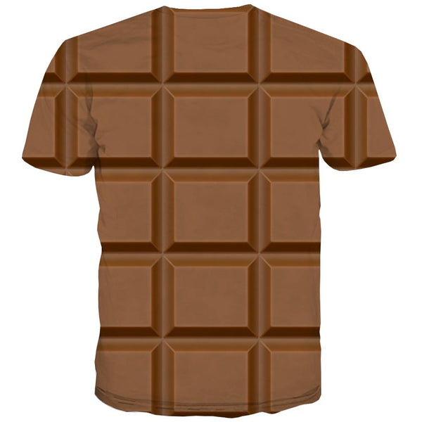 
Chocolate T shirts Men Brown Tshirt Printed Delicious Tshirts Casual Bitter Tshirts Cool
                