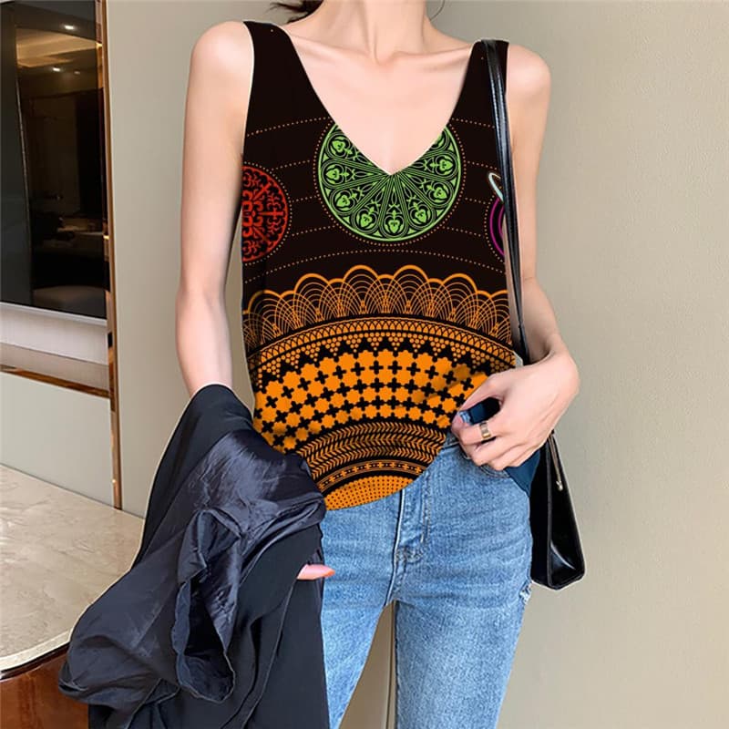 Galaxy Tank-Top women Space Sleeveless 3d Universe Vest Print Colorful Vest Printed Art Anime Clothes