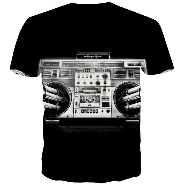 
Music T-shirt Men Instrument Tshirt Printed Retro Tshirts Novelty Electronic T-shirts Graphic
                