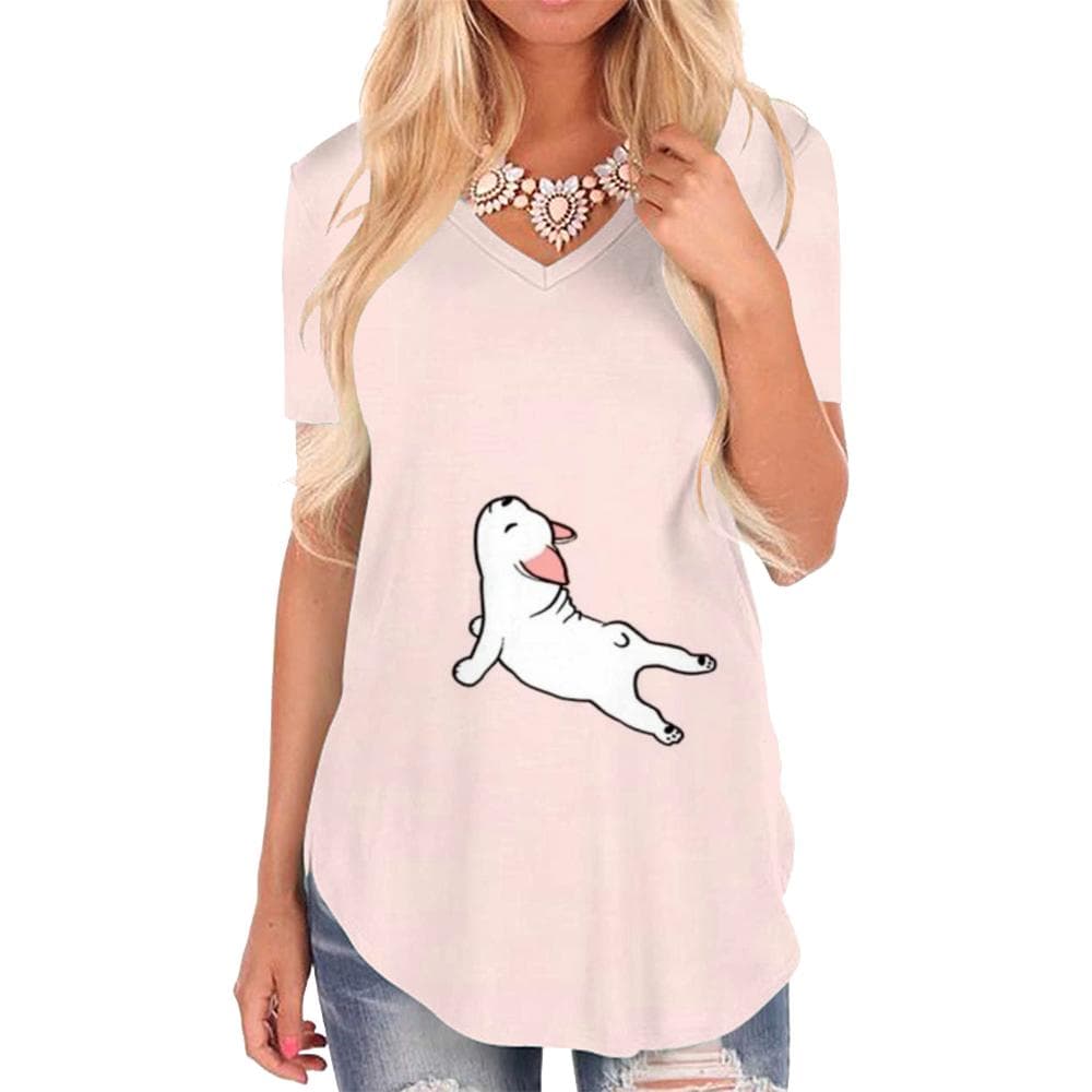 Animal T-shirt women Dog Funny T shirts Lovely Tshirts Printed Harajuku Shirt Print
