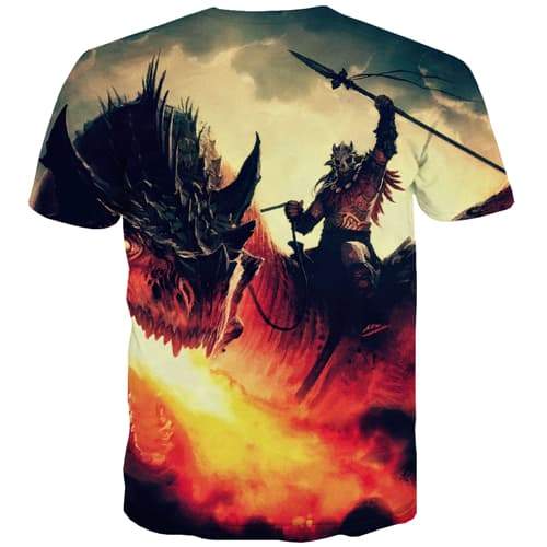 
Flame T-shirt Men War Tshirt Printed Animal T shirts Funny Graffiti T-shirts 3d - KYKU
                