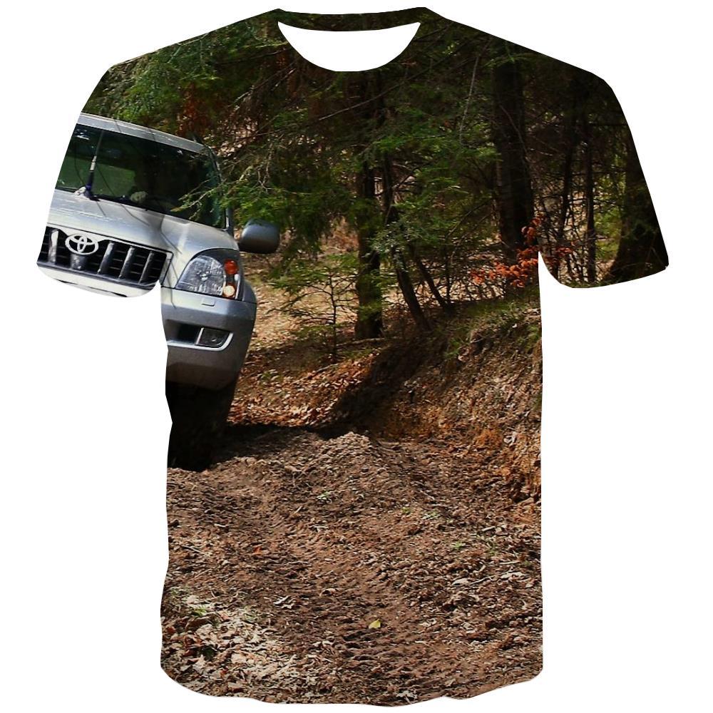 Jeep T-shirt Men Offroad Tshirts Novelty car Shirt Print Short Sleeve Hip hop - KYKU