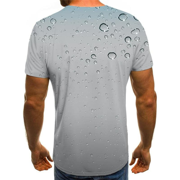 
Raindrop T shirt Men Retro Tshirts Casual Novel Shirt Print Harajuku Tshirt Printed
                