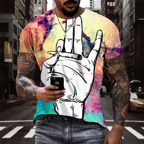 Flame T shirt Men Love Shirt Print Romantic Anime Clothes Couples Tshirt Printed