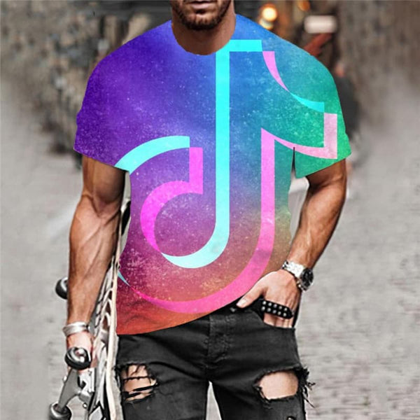 
Douyin T shirt Men Galaxy Tshirt Printed Music Tshirts Casual Colorful Anime Clothes
                