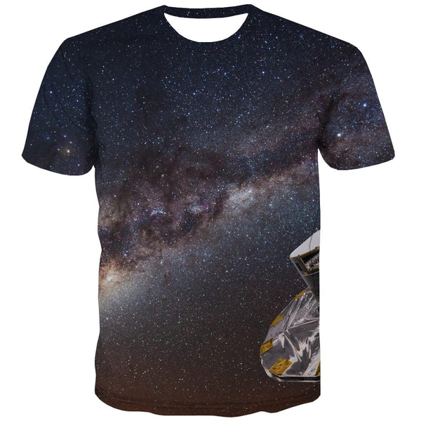 Galaxy T shirts Men Planet Tshirt Anime Starry Sky T shirts Funny Colorful Tshirts Cool Harajuku T-shirts 3d