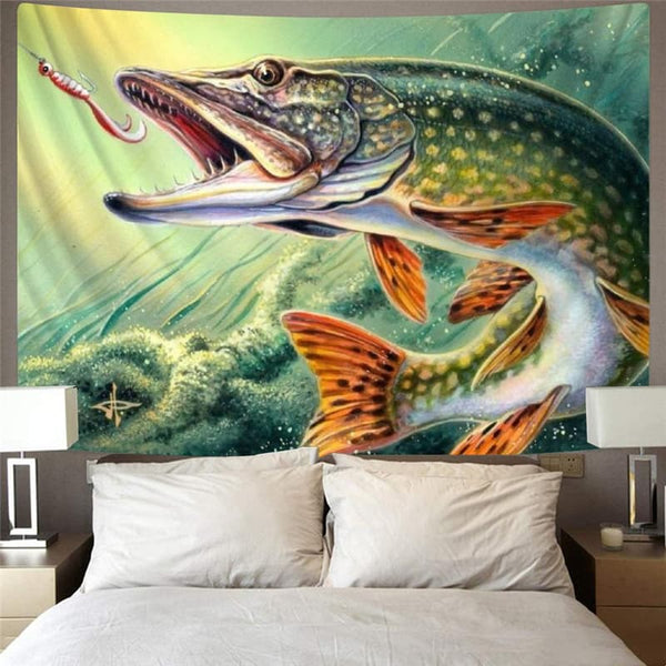 
Fish Tapiz Animal Wall Tapestry Fishinger Rug Wall Art Tapestries Wall Hanging
                