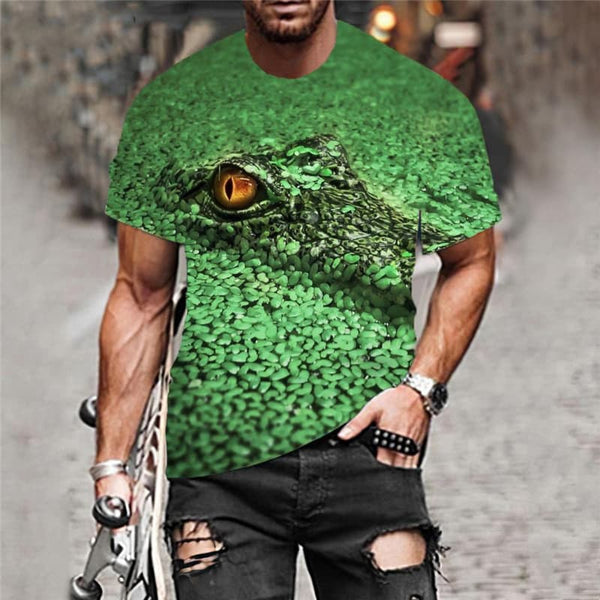 
Lizard T shirt Men Animal Anime Clothes Love Tshirts Casual Harajuku Shirt Print
                