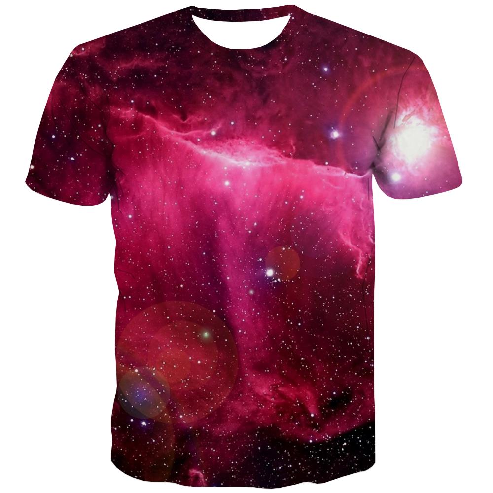 Galaxy T shirts Men Planet T-shirts Graphic Starry Sky Tshirts Novelty Colorful Tshirts Casual Harajuku Tshirts Cool