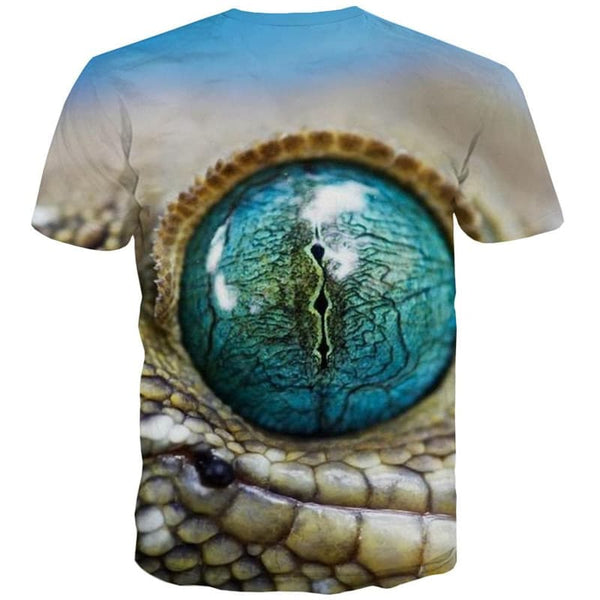 
Lizard T shirt Men Animal Anime Clothes Eye Tshirt Printed Harajuku T-shirts 3d
                