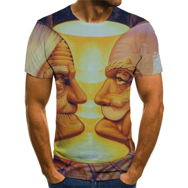 
Halloween T-shirt Men Skull Funny T shirts Hip Hop Tshirts Casual Party Shirt Print
                