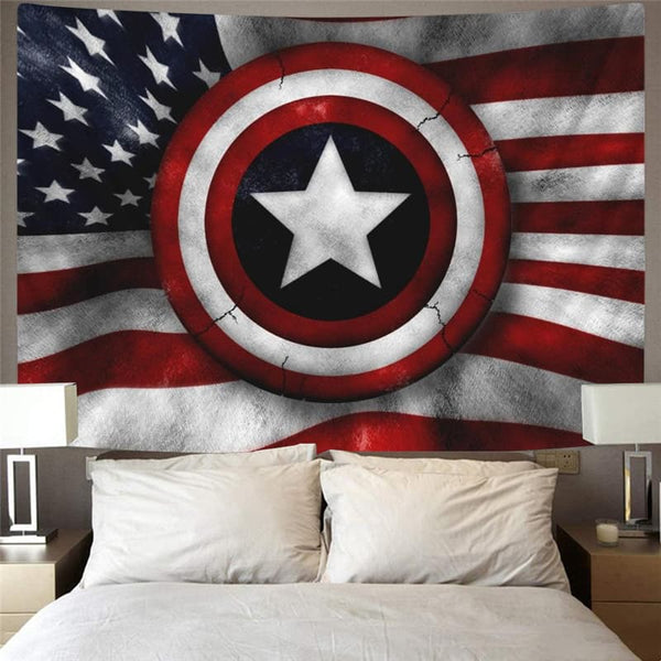 
United States Tapestry National Flag Tenture Mandala Stripe Rug Wall
                