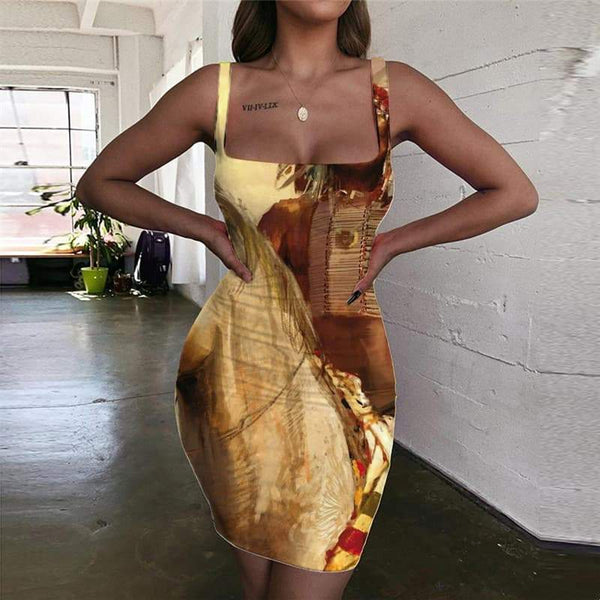 Indios Dress Women Horse Sundress War Vestido Sexy Womens Clothing Party Vintage - KYKU