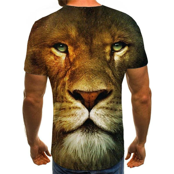 
Lion T-shirt Men Animal Anime Clothes Galaxy Tshirt Printed Funny Tshirts Casual
                