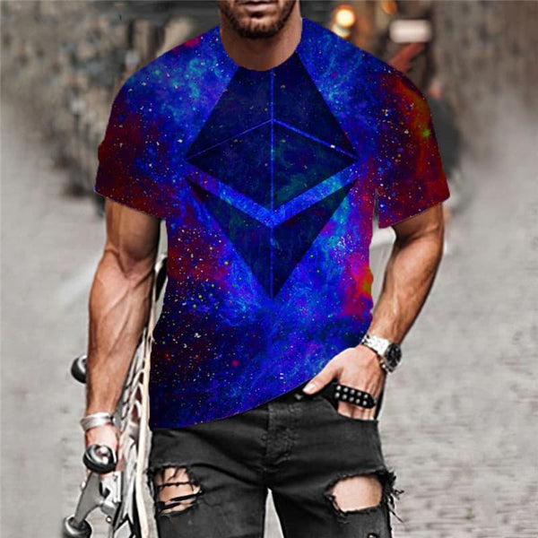 
Abstract T shirt Men Psychedelic Shirt Print Harajuku T-shirts 3d Retro Funny T shirts
                