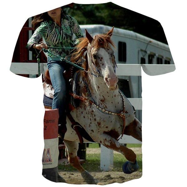 
Borse T-shirt Men Competition Tshirt Printed Raced Shirt Print Equestrian Tshirt Anime
                