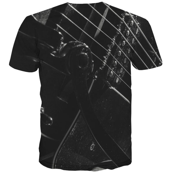 
Guitar T-shirt Men Music T-shirts 3d Wooden Tshirts Casual Metal Tshirts Novelty
                