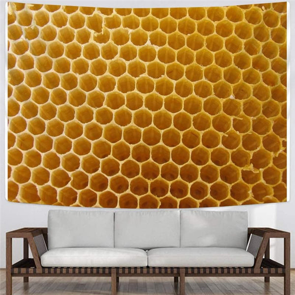 
Geometric Tapiz Psychedelic Tapestries Vortex Tenture Mandala Honey Rug Wall Honeycomb Home Tapestrys
                