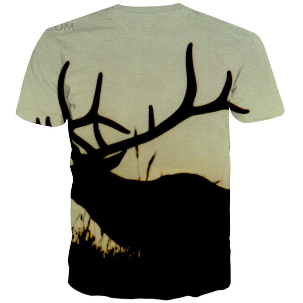 
Hunting T shirts Men Jungle T-shirts Graphic Deer Tshirts Cool Shooter Tshirt Anime Camouflage Shirt Print
                