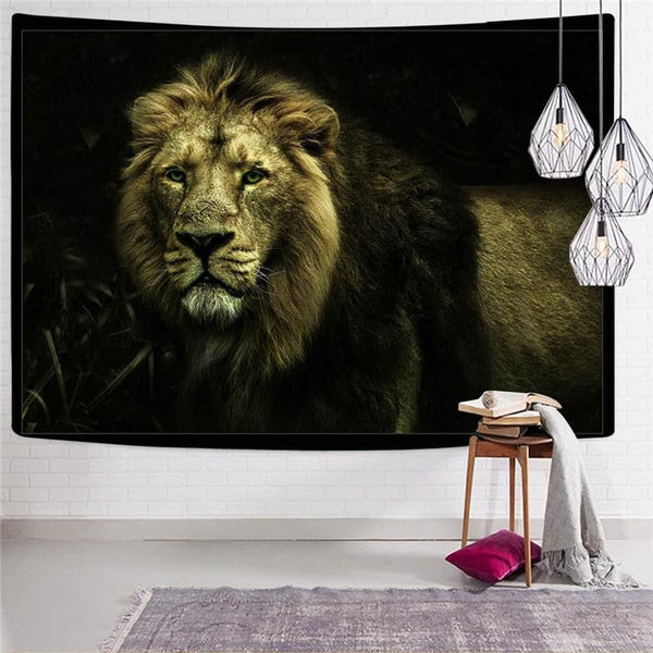 
Lion Tapiz Animal Home Tapestrys Anime Rug Wall Harajuku Wall Tapestry Hilarious Tenture Mandala
                