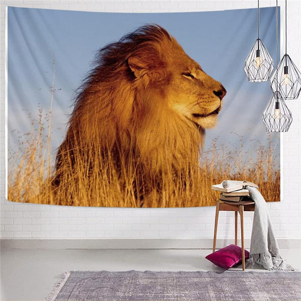 
Lion Tapiz Animal Home Tapestrys Anime Tenture Mandala Harajuku Wall Tapestry Street Tapestries
                