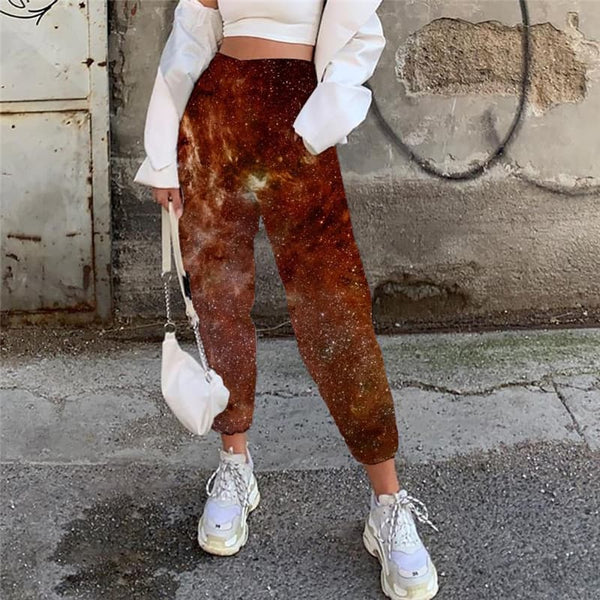 
Galaxy Pants Women Space 3d Printed Universe Jogger Pants Women Sweatpants
                