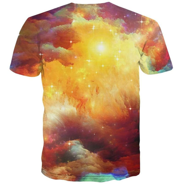 
Galaxy T-shirt Men Smoke Anime Clothes Colorful Tshirt Printed Nebula T-shirts 3d
                