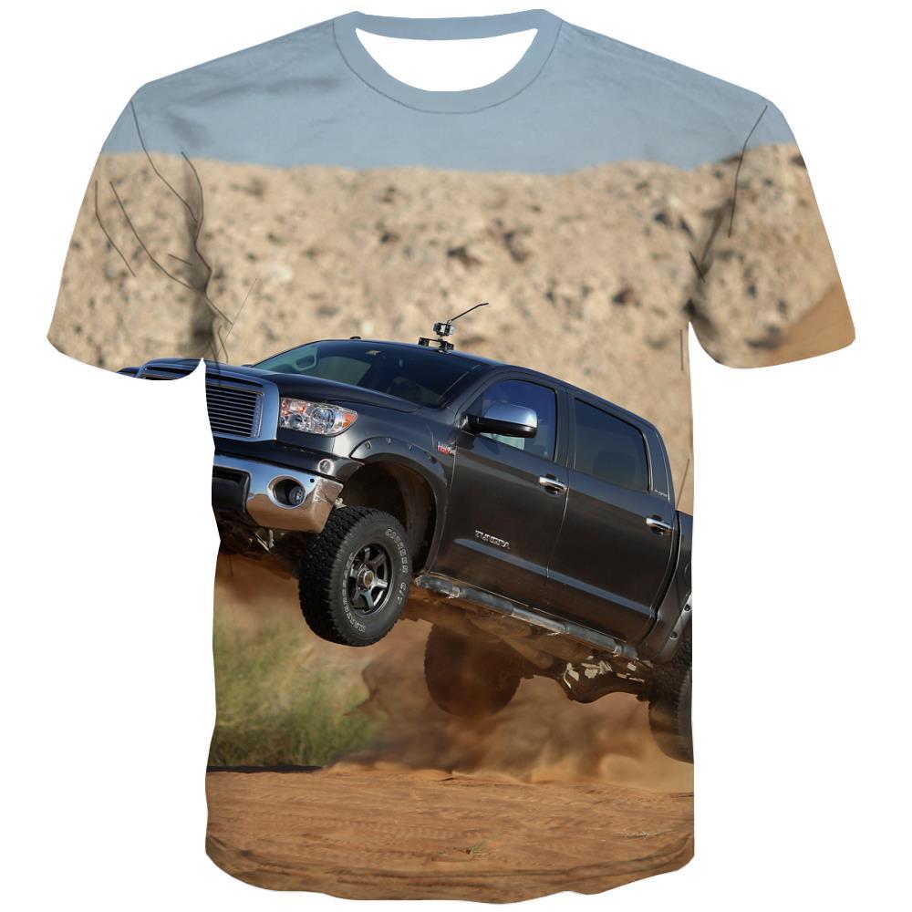 Jeep T shirts Men Offroad T-shirts 3d car Tshirts Cool Short Sleeve Hip hop - KYKU
