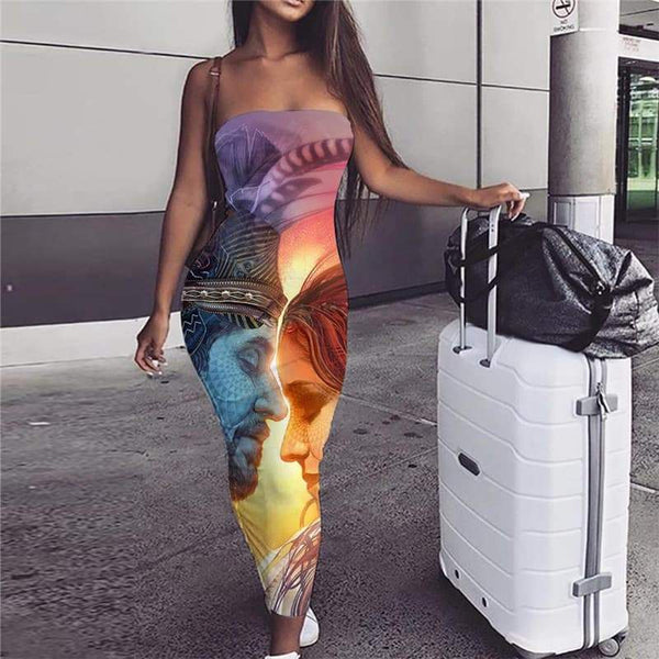 Indios Dress Women Lovely Vestido Sexy Womens Clothing Summer Ladies Cool - KYKU