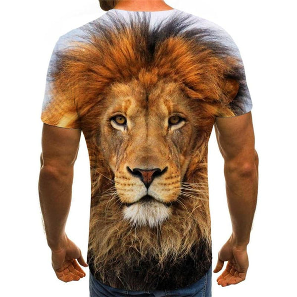 
Lion T shirt Men Animal Tshirts Casual Casual T-shirts 3d Street Tshirt Printed
                