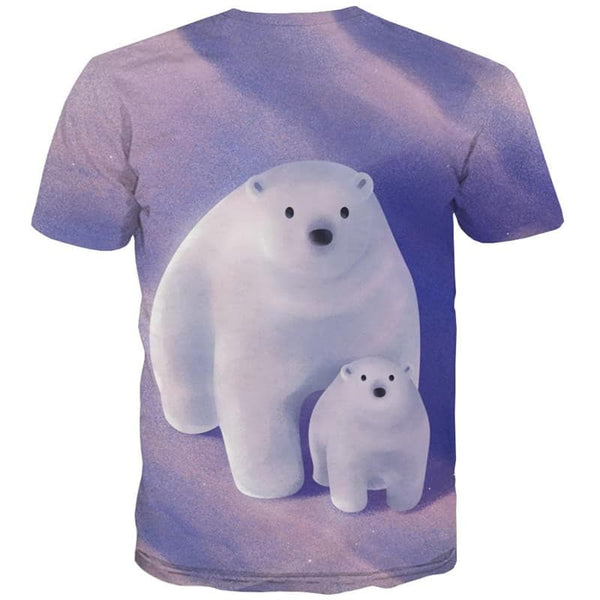 
Bear T shirt Men Animal T-shirts 3d Love Shirt Print Star Anime Clothes
                