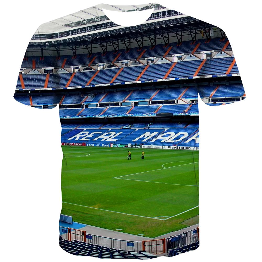 Lawn T-shirt Men Football Tshirt Anime Athletics Shirt Print Stadium T-shirts 3d
