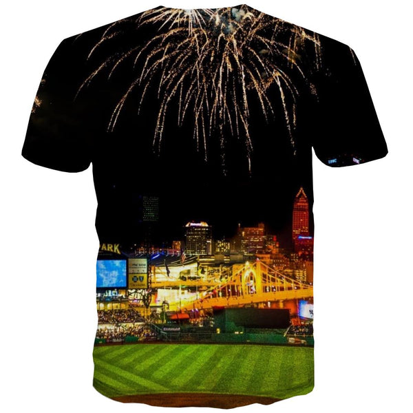 
Baseball T-shirt Men Stadium Tshirt Anime Game Tshirts Cool White T shirts Funny
                