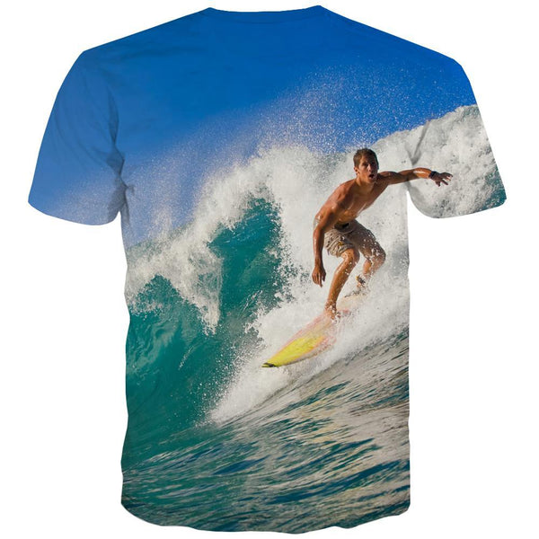 
surf T shirts Men The sea T shirts Funny sport Tshirts Cool Cool T-shirts 3d - KYKU
                