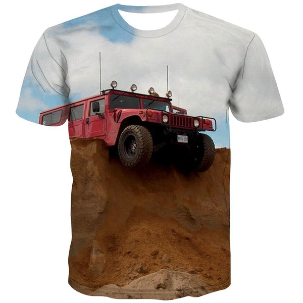 Jeep T-shirt Men Offroad Tshirt Anime car T-shirts 3d Short Sleeve T shirts New - KYKU