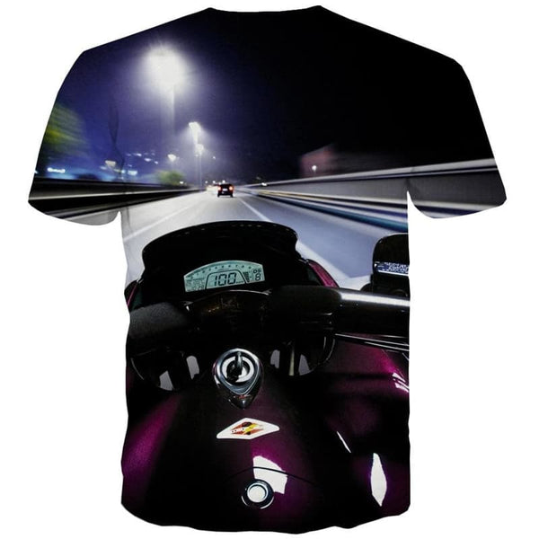 
Motorcycle T-shirt Men Hip Hop Tshirts Casual Gothic Funny T shirts Rock Shirt Print
                