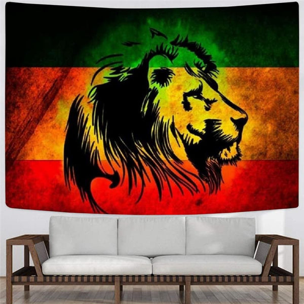 
Lion Tapiz Animal Tenture Mandala Anime Tapestries Colorful Rug Wall Street Wall Tapestry
                
