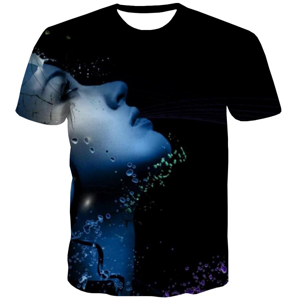 Music T-shirt Men Instrument Shirt Print Retro Tshirts Cool Electronic Tshirts Novelty