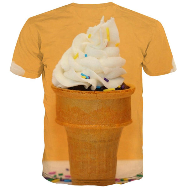 
Sweet T shirts Men Gourmet Tshirt Anime Icecream Tshirt Printed Colourful Tshirts Novelty
                