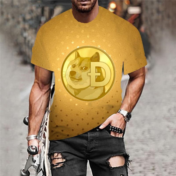 
Dog T-shirt Men Animal T-shirts 3d Bitcoin Anime Clothes Retro Tshirt Printed
                