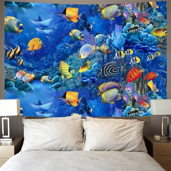 
Fish Tapestry Animal Tapestries Tracksuits Rug Wall Ocean Tenture Mandala Fishinger Home Tapestrys
                