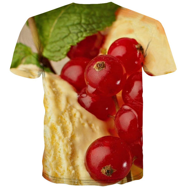 
Sweet T-shirt Men Gourmet T-shirts 3d Icecream Shirt Print Colourful T shirts Funny
                