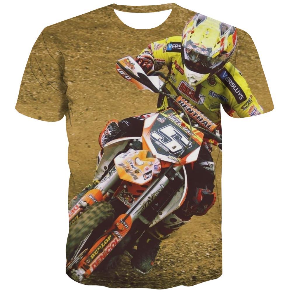 Motocross T-shirt Men motorcycle Tshirts Casual Offroad Tshirt Anime - KYKU