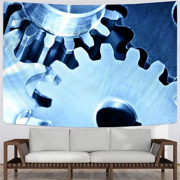 
Metal Tapestry Engine Tenture Mandala Gear Rug Wall Punk Rock Home Tapestrys
                