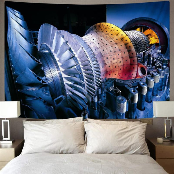 
Metal Tapestry Engine Tapestries Gear Tenture Mandala Technology Rug Wall Harajuku Home Tapestrys
                