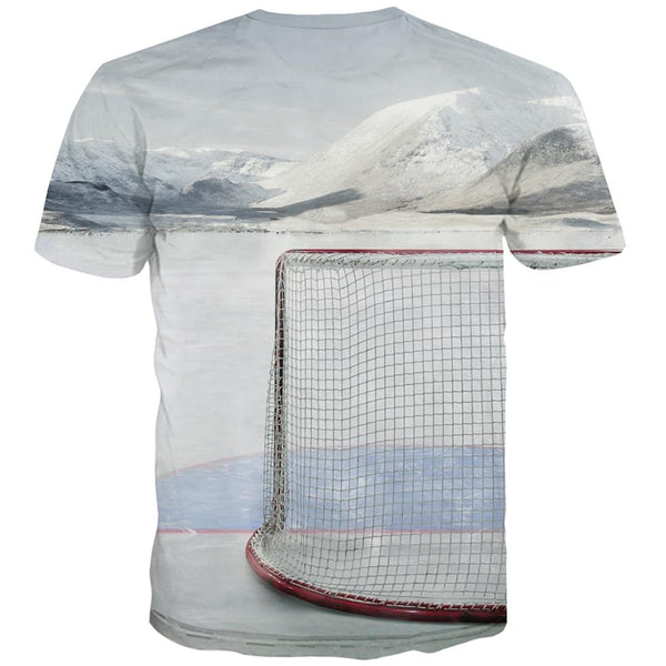 
Hockey T-shirt Men Ice Tshirt Printed Game T-shirts Graphic Movement T shirts Funny
                