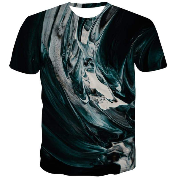 Abstract T-shirt Men Dizziness T-shirts 3d Art Tshirt Printed Harajuku T shirts Funny - KYKU