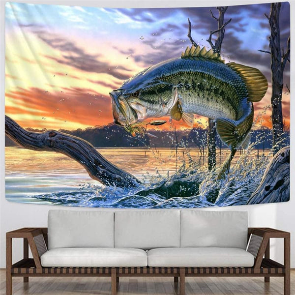 
Fish Tapestry Tropical Tenture Mandala Ocean Tapestries Tuna Wall Tapestry Animal Rug Wall
                